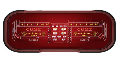 Custom Craps Table Layout .